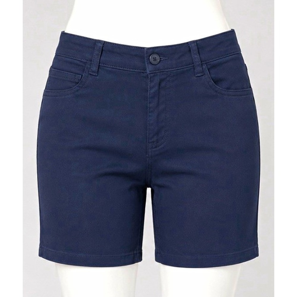 Nautica Junior Women's School Uniform Shorts Navy Satin Solid Size 11